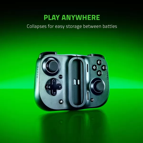 Razer Kishi Mobile Game ControllerGamepad for iPhone iOS Works with most iPhones  X 11 12 13 13 Max  Apple Arcade Amazon Luna Google Stadia  Lightning Port Passthrough  MFi CertifiedController