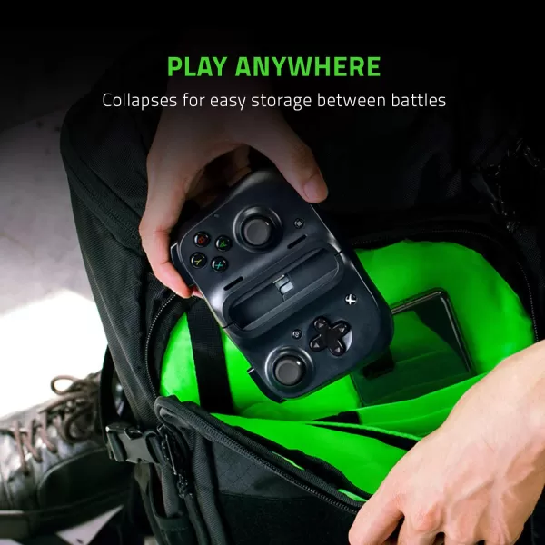 Razer Kishi Mobile Game ControllerGamepad for iPhone iOS Works with most iPhones  X 11 12 13 13 Max  Apple Arcade Amazon Luna Google Stadia  Lightning Port Passthrough  MFi CertifiedController