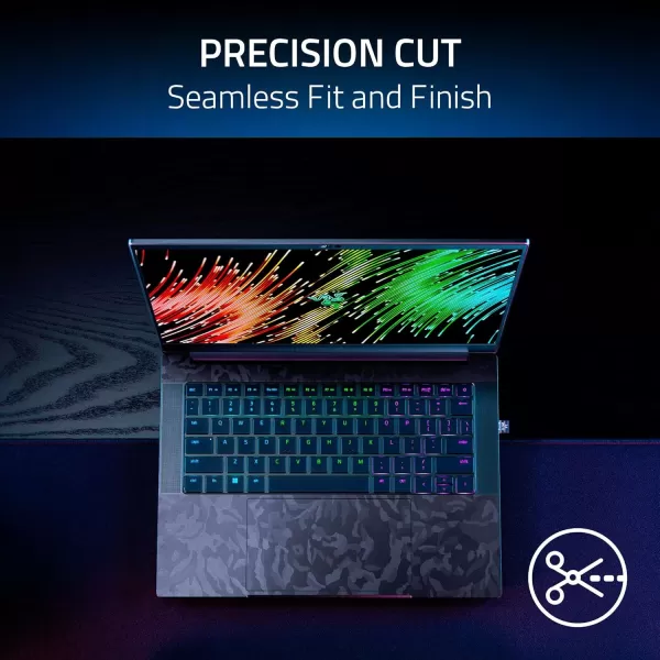 Razer Skin Vinyl Laptop Wrap Blade 17  Full Wrap  Premium 3M Cast Vinyl  Scratch Resistant  Unique Designs ampamp Finishes  Easy Application  Geometric  MercuryCarbon Fiber