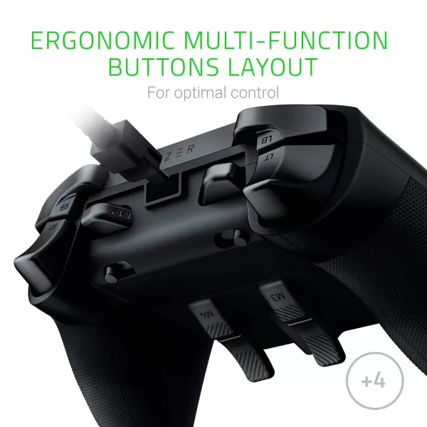 Razer Wolverine Ultimate Officially Licensed Xbox One Controller 6 Remappable Buttons and Triggers  Interchangeable Thumbsticks and DPad  For PC Xbox One Xbox Series X ampamp S  Black