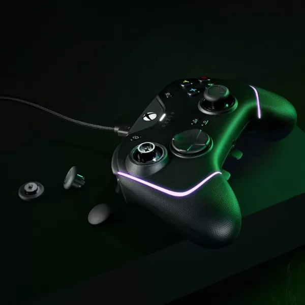 Razer Wolverine V2 Chroma Wired Gaming Pro Controller for Xbox Series XS Xbox One PC RGB Lighting  Remappable Buttons ampamp Triggers  MechaTactile Buttons ampamp DPad  Trigger StopSwitches  BlackBlack