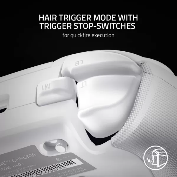 Razer Wolverine V2 Chroma Wired Gaming Pro Controller for Xbox Series XS Xbox One PC RGB Lighting  Remappable Buttons ampamp Triggers  MechaTactile Buttons ampamp DPad  Trigger StopSwitches  BlackWhite