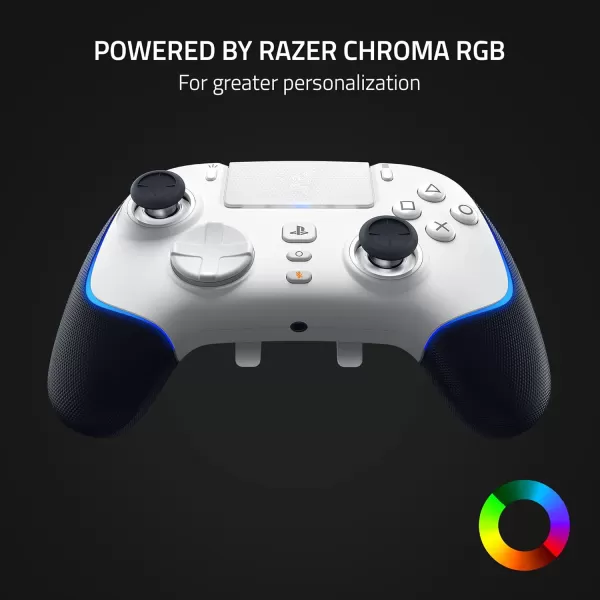 Razer Wolverine V2 Pro Wireless Gaming Controller for PlayStation 5  PS5 PC MechaTactile Action Buttons  8Way Microswitch DPad  HyperTrigger  6 Remappable Buttons  Chroma RGB  BlackWhite