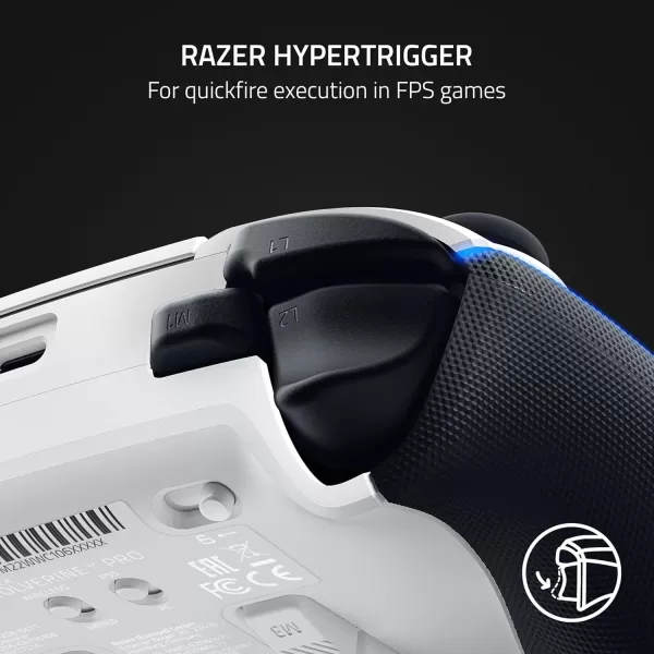 Razer Wolverine V2 Pro Wireless Gaming Controller for PlayStation 5  PS5 PC MechaTactile Action Buttons  8Way Microswitch DPad  HyperTrigger  6 Remappable Buttons  Chroma RGB  BlackWhite