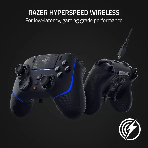Razer Wolverine V2 Pro Wireless Gaming Controller for PlayStation 5  PS5 PC MechaTactile Action Buttons  8Way Microswitch DPad  HyperTrigger  6 Remappable Buttons  Chroma RGB  BlackBlack