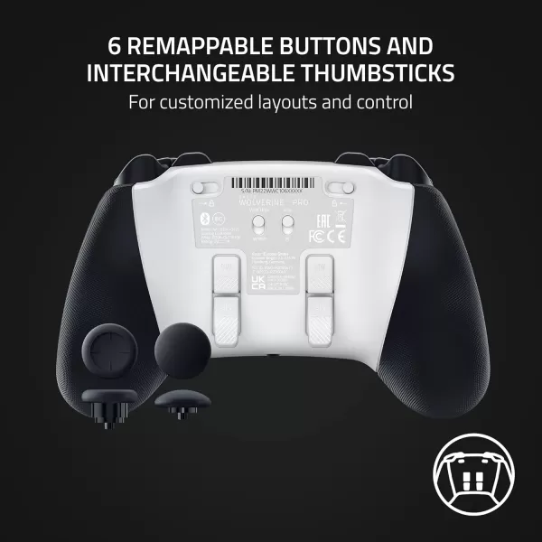 Razer Wolverine V2 Pro Wireless Gaming Controller for PlayStation 5  PS5 PC MechaTactile Action Buttons  8Way Microswitch DPad  HyperTrigger  6 Remappable Buttons  Chroma RGB  BlackWhite
