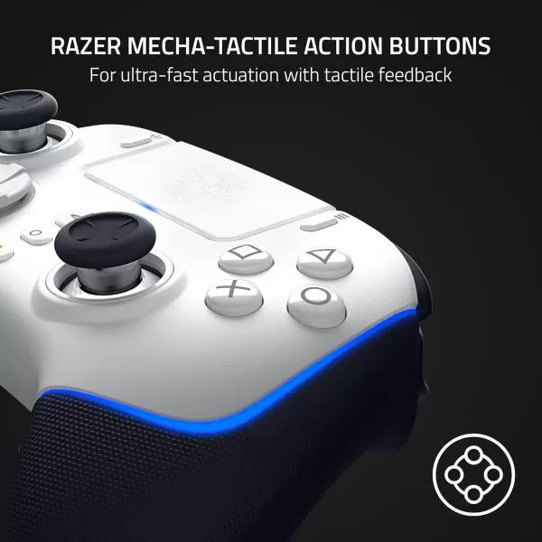 Razer Wolverine V2 Pro Wireless Gaming Controller for PlayStation 5  PS5 PC MechaTactile Action Buttons  8Way Microswitch DPad  HyperTrigger  6 Remappable Buttons  Chroma RGB  BlackWhite