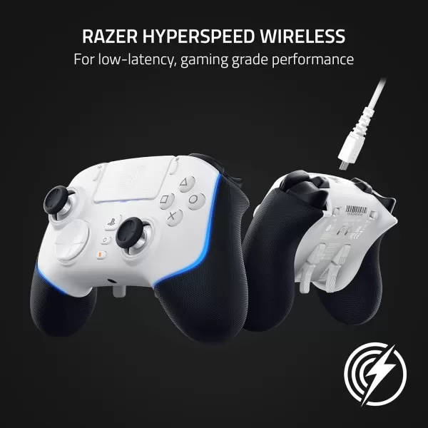 Razer Wolverine V2 Pro Wireless Gaming Controller for PlayStation 5  PS5 PC MechaTactile Action Buttons  8Way Microswitch DPad  HyperTrigger  6 Remappable Buttons  Chroma RGB  BlackWhite