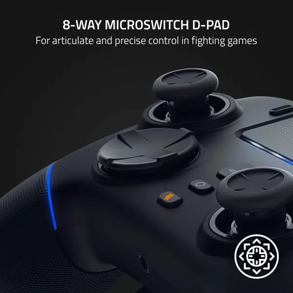 Razer Wolverine V2 Pro Wireless Gaming Controller for PlayStation 5  PS5 PC MechaTactile Action Buttons  8Way Microswitch DPad  HyperTrigger  6 Remappable Buttons  Chroma RGB  BlackBlack