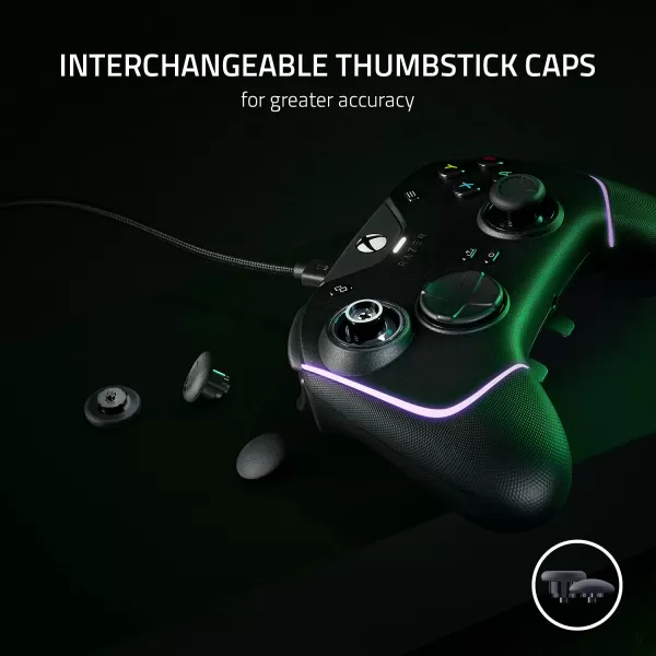 Razer Wolverine V2 Wired Gaming Controller for Xbox Series XS Xbox One PC Remappable FrontFacing Buttons  MechaTactile Action Buttons and DPad  Trigger StopSwitches  BlackBlack