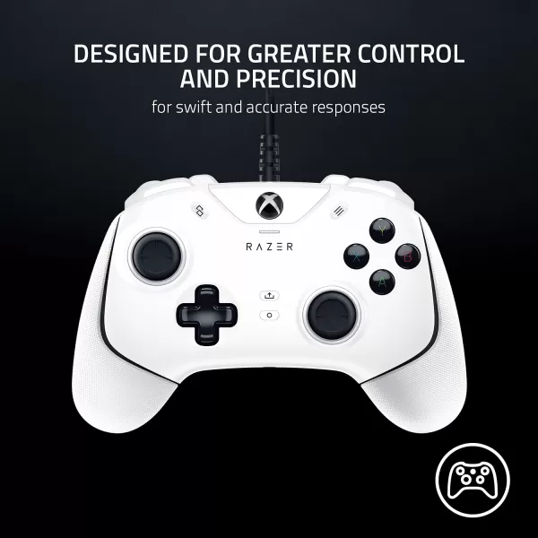 Razer Wolverine V2 Wired Gaming Controller for Xbox Series XS Xbox One PC Remappable FrontFacing Buttons  MechaTactile Action Buttons and DPad  Trigger StopSwitches  BlackWhite