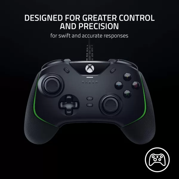 Razer Wolverine V2 Wired Gaming Controller for Xbox Series XS Xbox One PC Remappable FrontFacing Buttons  MechaTactile Action Buttons and DPad  Trigger StopSwitches  BlackBlack