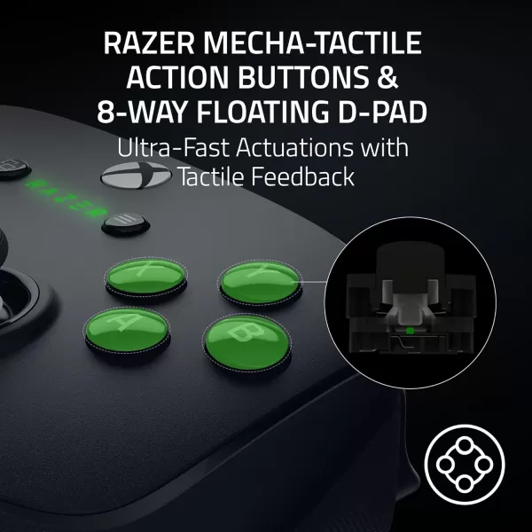 Razer Wolverine V3 Pro Wireless Gaming Controller Licensed for Xbox Series XS Xbox One Windows PC  6 Remappable Buttons  Fast Triggers  Customizable Thumbsticks  Wired Tournament Mode  Black