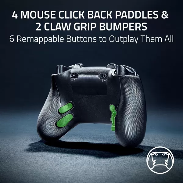 Razer Wolverine V3 Pro Wireless Gaming Controller Licensed for Xbox Series XS Xbox One Windows PC  6 Remappable Buttons  Fast Triggers  Customizable Thumbsticks  Wired Tournament Mode  Black