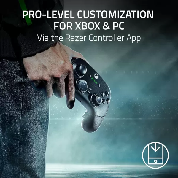 Razer Wolverine V3 Pro Wireless Gaming Controller Licensed for Xbox Series XS Xbox One Windows PC  6 Remappable Buttons  Fast Triggers  Customizable Thumbsticks  Wired Tournament Mode  Black
