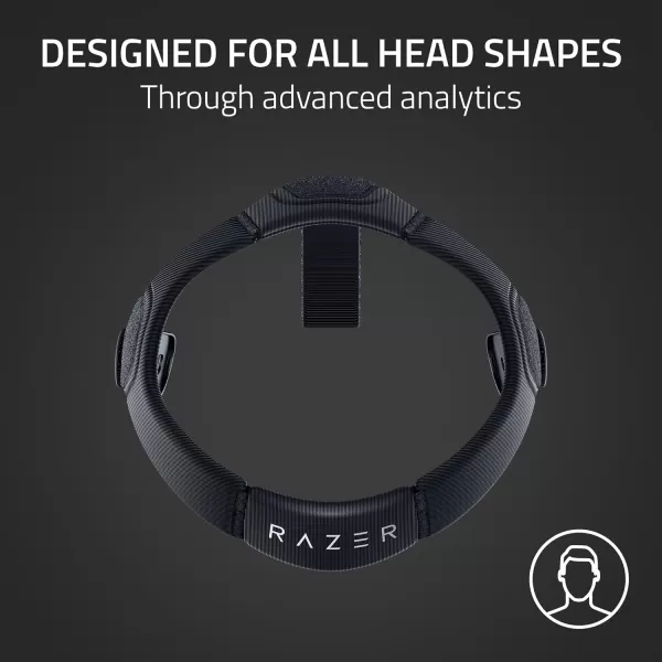Razer Adjustable VR Head Strap System for Meta Quest 3 Fits All Head Shapes  High Performance Nylon Material  ResMed Technology  Soft Adjustable Straps  Optimized Weight DistributionAdjustable Head Strap