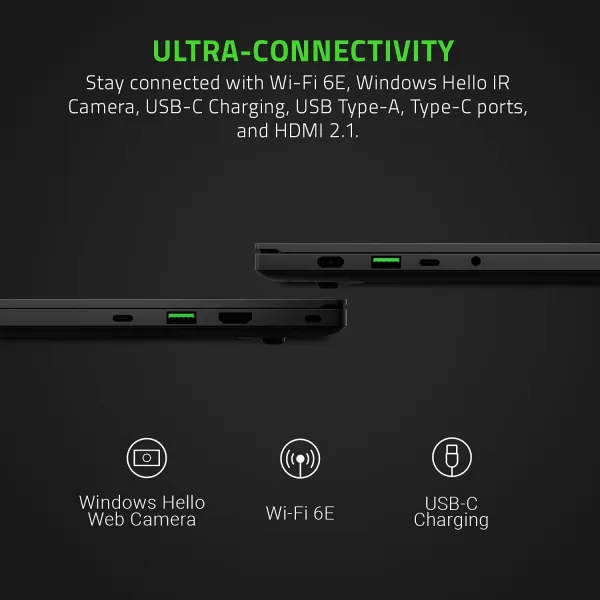 Razer Blade 14 Gaming Laptop AMD Ryzen 9 6900HX  NVIDIA GeForce RTX 3070 Ti  14quot QHD 165Hz  16GB DDR5 RAM  1TB PCIe SSD  Windows 11  UltraThin  CNC Aluminum  Chroma RGB  MercuryRyzen 9 5900HX