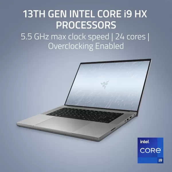 Razer Blade 16 Gaming Laptop NVIDIA GeForce RTX 409013th Gen Intel 24Core i9 HX CPU  16quot Dual Mode Mini LED 4K UHD 120Hz ampamp FHD 240Hz  32GB RAM  2TB SSD  Compact GaN Charger  Windows 11Mercury