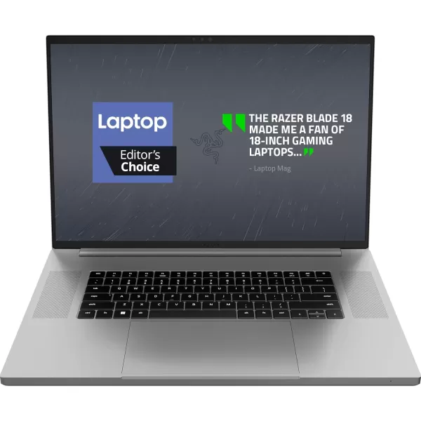 Razer Blade 18 Gaming Laptop NVIDIA GeForce RTX 408013th Gen Intel 24Core i9 HX CPU  18quot QHD 240Hz  32GB RAM  1TB SSD  CNC Aluminum  Compact GaN Charger  Windows 11  Chroma RGB13th Gen i9 HX