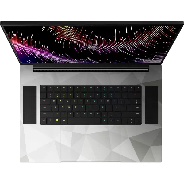 Razer Skin Vinyl Laptop Wrap Blade 14  Full Wrap  Premium 3M Cast Vinyl  Scratch Resistant  Unique Designs ampamp Finishes  Easy Application  Lenticular Camo  BlackGeometric Mercury