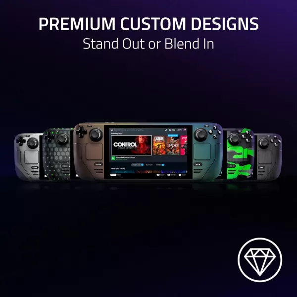 Razer Skin Vinyl Laptop Wrap Blade 14  Full Wrap  Premium 3M Cast Vinyl  Scratch Resistant  Unique Designs ampamp Finishes  Easy Application  Lenticular Camo  BlackGeometric Quartz