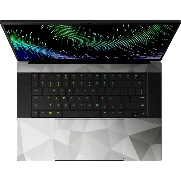 Razer Skin Vinyl Laptop Wrap Blade 14  Full Wrap  Premium 3M Cast Vinyl  Scratch Resistant  Unique Designs ampamp Finishes  Easy Application  Lenticular Camo  BlackGeometric Mercury
