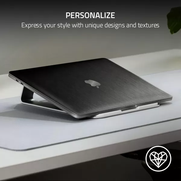 Razer Skin Vinyl Laptop Wrap MacBook Pro 143M Cast Vinyl  Premium Textured Finish  Scratch ampamp WaterResistant  Easy to Apply  Full Wrap  Geometric  QuartzBlack Metal
