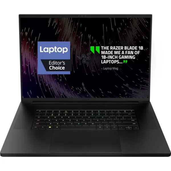 Razer Blade 18 Gaming Laptop NVIDIA GeForce RTX 408013th Gen Intel 24Core i9 HX CPU  18quot QHD 240Hz  32GB RAM  1TB SSD  CNC Aluminum  Compact GaN Charger  Windows 11  Chroma RGB13th Gen i9 HX
