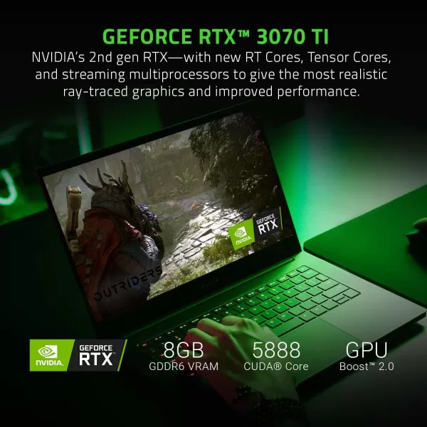 Razer Blade 14 Gaming Laptop AMD Ryzen 9 6900HX CPU  NVIDIA GeForce RTX 3070 Ti  14quot QHD 165Hz  16GB DDR5 RAM  1TB PCIe SSD  Windows 11  UltraThin  CNC Aluminum  Chroma RGBRyzen 9 6900HX