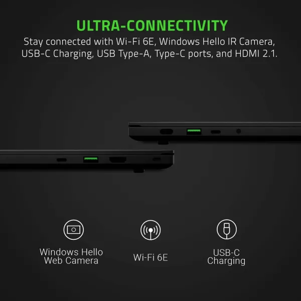 Razer Blade 14 Gaming Laptop AMD Ryzen 9 6900HX CPU  NVIDIA GeForce RTX 3070 Ti  14quot QHD 165Hz  16GB DDR5 RAM  1TB PCIe SSD  Windows 11  UltraThin  CNC Aluminum  Chroma RGBRyzen 9 6900HX
