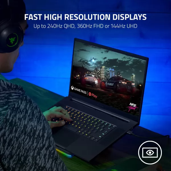 Razer Blade 17 Gaming Laptop NVIDIA GeForce RTX 306012th Gen Intel 14Core i7 CPU  173quot QHD 165Hz  16GB DDR5 RAM  1TB PCIe SSD  Windows 11  Chroma RGB  Thunderbolt 4  SD Card Readeri9