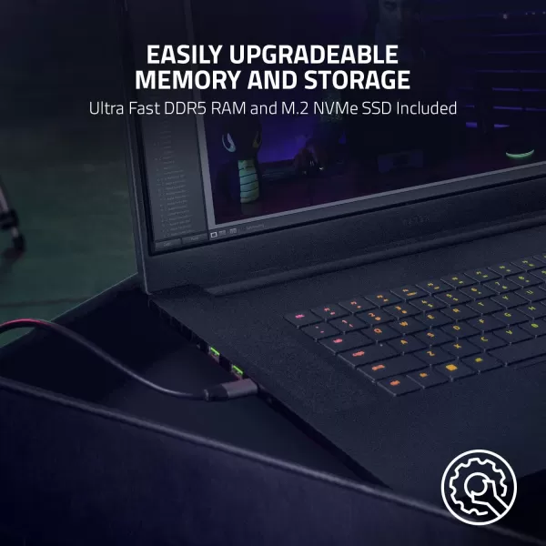 Razer Blade 17 Gaming Laptop NVIDIA GeForce RTX 3070 Ti  12th Gen Intel 14Core i7 CPU  173quot QHD 240Hz  16GB DDR5 RAM 1TB PCIe SSD  Windows 11  Chroma RGB  Thunderbolt 4  SD Card Readeri7
