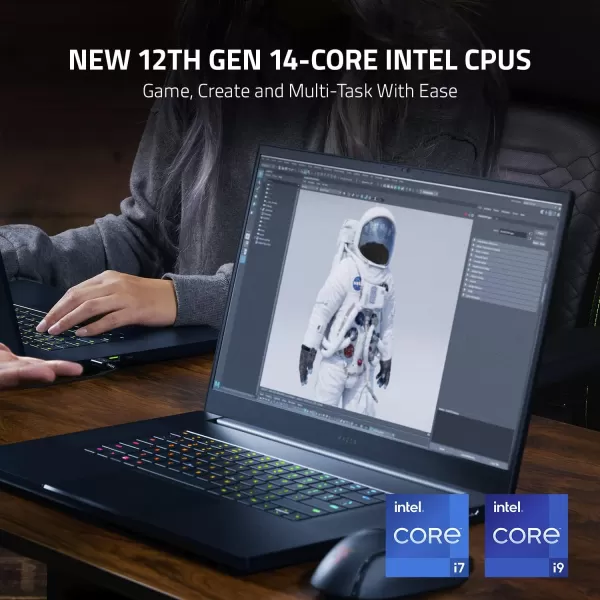 Razer Blade 17 Gaming Laptop NVIDIA GeForce RTX 3070 Ti  12th Gen Intel 14Core i7 CPU  173quot QHD 240Hz  16GB DDR5 RAM 1TB PCIe SSD  Windows 11  Chroma RGB  Thunderbolt 4  SD Card Readeri7