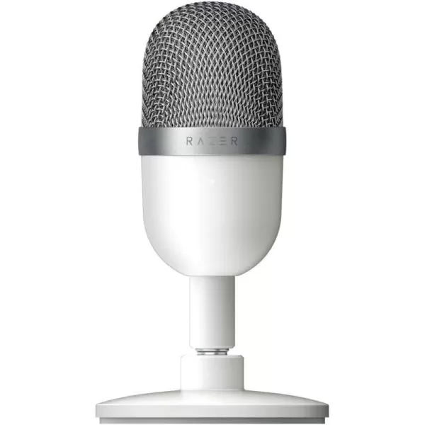 Razer Seiren Mini USB Condenser Microphone for Streaming and Gaming on PC  Professional Recording Quality  Precise Supercardioid Pickup Pattern  Tilting Stand  Shock Resistant  Quartz PinkMercury White