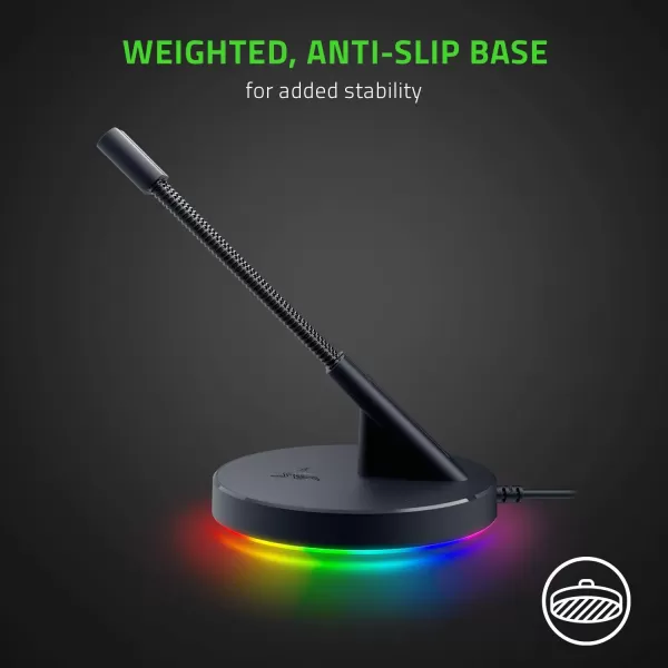 Razer Gaming Mouse Bungee V3 DragFree Wired Mouse Support  for EsportsLevel Performance  Weighted Base  AntiSlip Feet  Classic BlackChroma