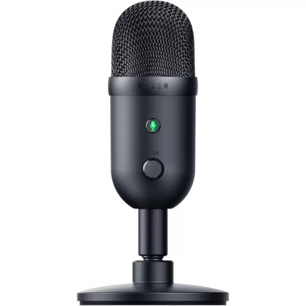 Razer Seiren V2 Pro USB Microphone for Streaming Gaming Recording Podcasting on PC Twitch YouTube High Pass Filter  Mic Monitoring and Gain Control  Builtin Shock Absorber and Mic WindsockSeiren V2 X