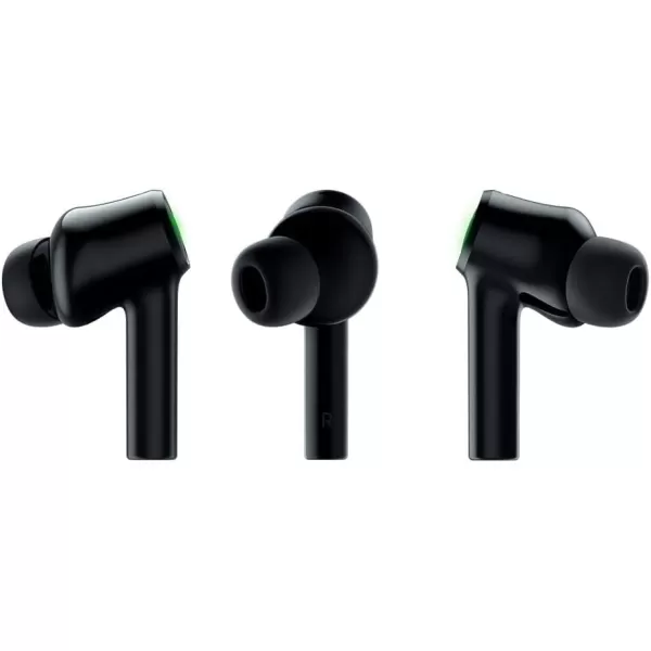 Razer Hammerhead True Wireless 2nd Gen Bluetooth Gaming Earbuds Chroma RGB Lighting 60ms LowLatency Active Noise Cancellation  Dual Environmental Noise Cancelling Microphones Classic Black