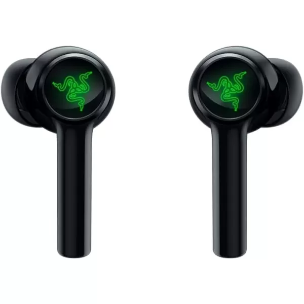 Razer Hammerhead True Wireless 2nd Gen Bluetooth Gaming Earbuds Chroma RGB Lighting 60ms LowLatency Active Noise Cancellation  Dual Environmental Noise Cancelling Microphones Classic Black
