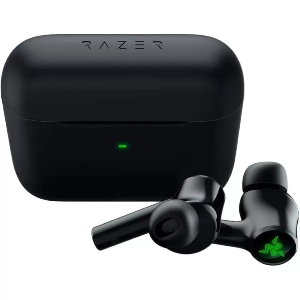 Razer Hammerhead True Wireless 2nd Gen Bluetooth Gaming Earbuds Chroma RGB Lighting 60ms LowLatency Active Noise Cancellation  Dual Environmental Noise Cancelling Microphones Classic Black