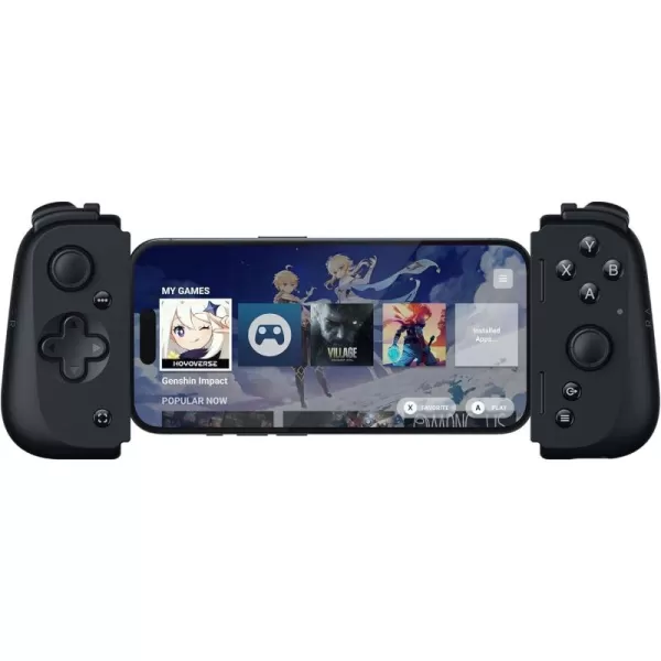 Razer Kishi V2 Gaming Controller for Android ampamp iPhone 15 Series USB C Console Quality Controls  Stream PC Xbox PlayStation Games on Phone Mobile  Passthrough Charging  Virtual Controller Mode