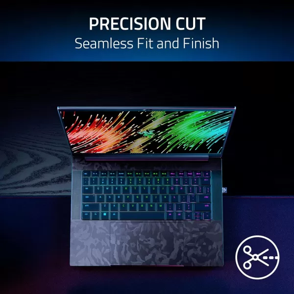 imageRazer Skin Vinyl Laptop Wrap Blade 17  Full Wrap  Premium 3M Cast Vinyl  Scratch Resistant  Unique Designs ampamp Finishes  Easy Application  Geometric  MercuryDark Hive