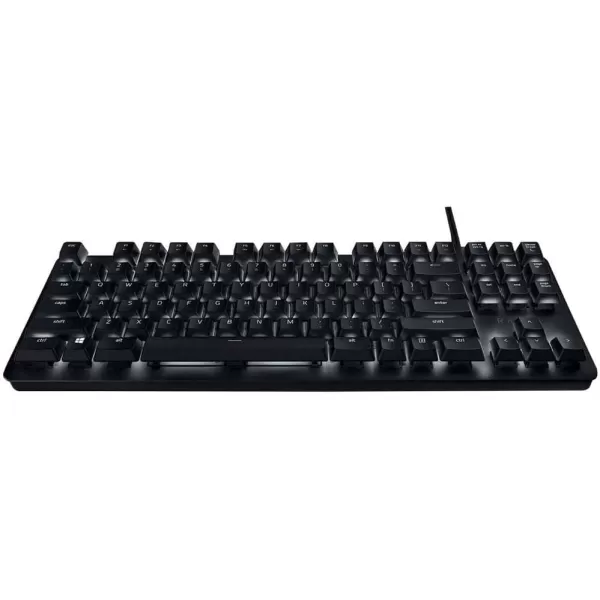 imageRazer BlackWidow TE Chroma v2 TKL Tenkeyless Mechanical Gaming Keyboard Green Key Switches Tactile ampamp Clicky Chroma RGB Lighting Magnetic Wrist Rest Programmable Macros Classic BlackLite TKL