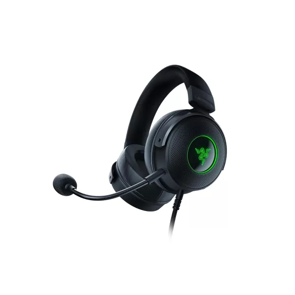 imageRazer Kaira X Wired Headset for PlayStation 5 PC Mac ampamp Mobile Devices Triforce 50mm Drivers  HyperClear Cardioid Mic  Flowknit Memory Foam Ear Cushions  OnHeadset Controls  WhiteBlackKaira X