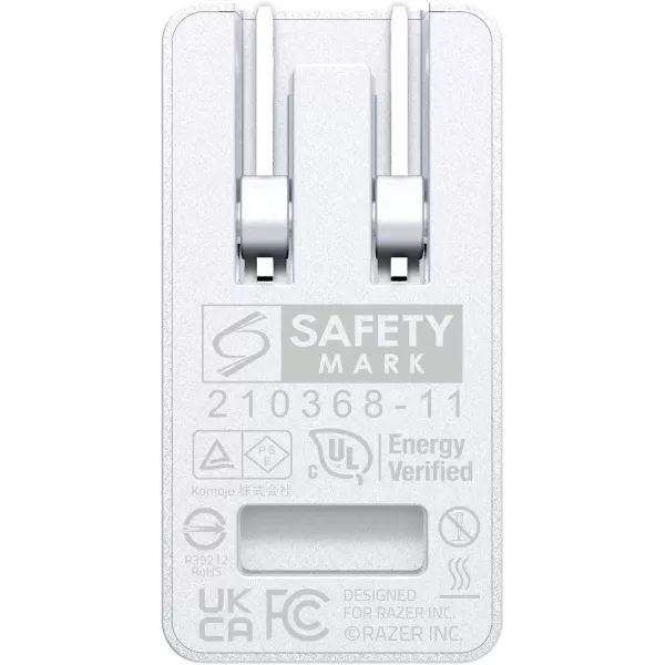 imageRazer USBC 130W GaN Charger 4 Ports  Super Fast Charging for Laptops MacBook iPad iPhone Samsung Galaxy  Charge Multiple Devices  Compact ampamp Travel Ready  International Plugs Included  BlackWhite
