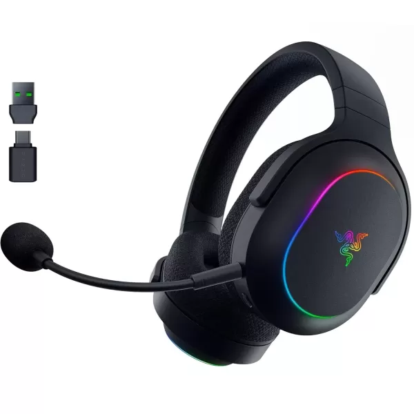 imageRazer Barracuda X Chroma Wireless Gaming Headset 24GHz Wireless ampamp Bluetooth  Lightweight  Chroma RGB  40mm Drivers  Cardioid Mic  70 Hr Battery  for PC Mac PS5 Switch Smartphone  WhiteBlack