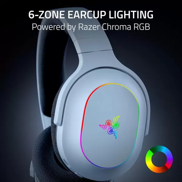 imageRazer Barracuda X Chroma Wireless Gaming Headset 24GHz Wireless ampamp Bluetooth  Lightweight  Chroma RGB  40mm Drivers  Cardioid Mic  70 Hr Battery  for PC Mac PS5 Switch Smartphone  WhiteWhite