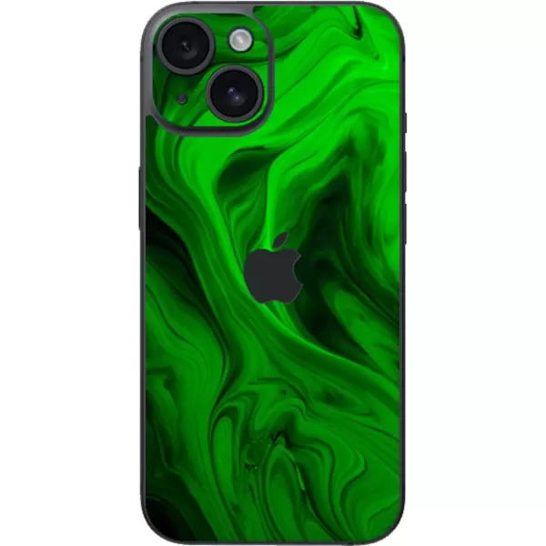 imageRazer Skin iPhone 15  Full Wrap  Premium 3M Cast Vinyl  Scratch Resistant  Unique Designs ampamp Finishes  Easy Application  Black MetalAcid Sludge