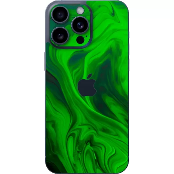 imageRazer Skin iPhone 15  Full Wrap  Premium 3M Cast Vinyl  Scratch Resistant  Unique Designs ampamp Finishes  Easy Application  Black MetalAcid Sludge
