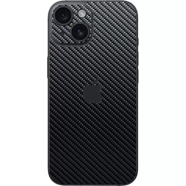 imageRazer Skin iPhone 15  Full Wrap  Premium 3M Cast Vinyl  Scratch Resistant  Unique Designs ampamp Finishes  Easy Application  Black MetalCarbon Fiber
