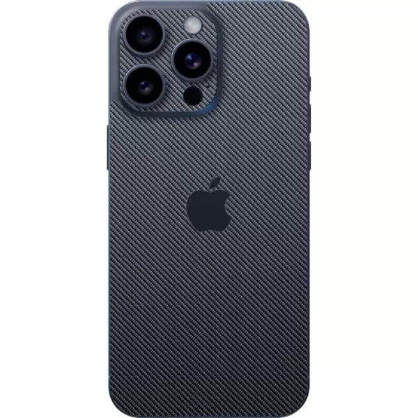 imageRazer Skin iPhone 15  Full Wrap  Premium 3M Cast Vinyl  Scratch Resistant  Unique Designs ampamp Finishes  Easy Application  Black MetalCarbon Fiber
